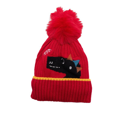 Dinosaur Pom Pom Beanie
