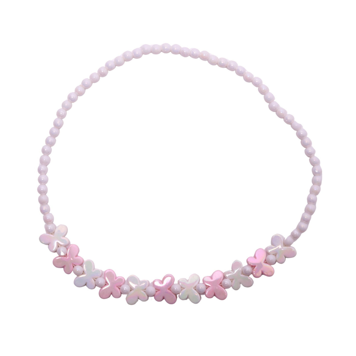 Butterfly & Pearl Necklace