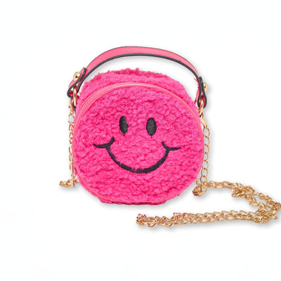 Smiley Face Plush purse