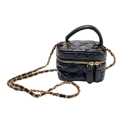 Mini Quilted Bucket Bag