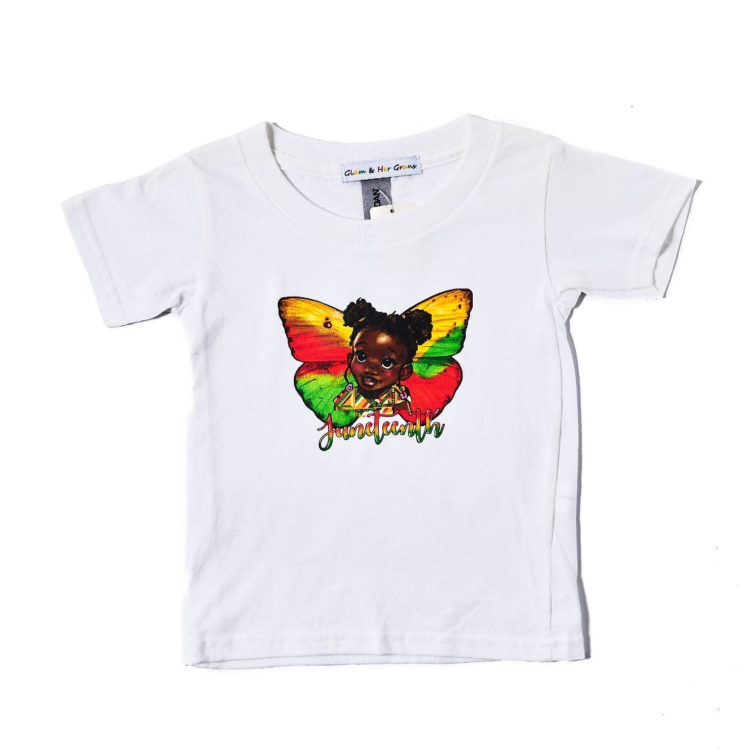 Girls Juneteenth T Shirt