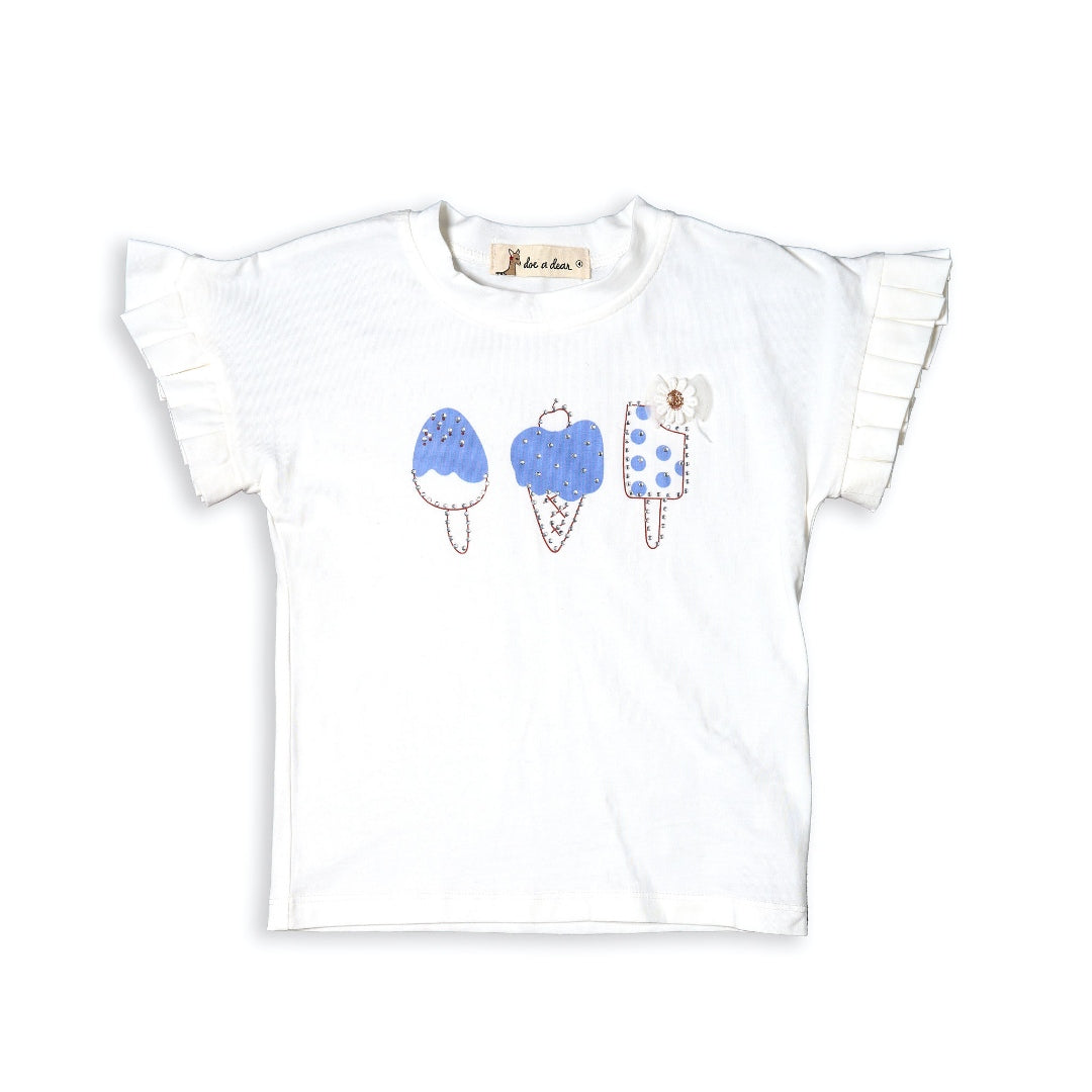 Ice Cream Tee Blue