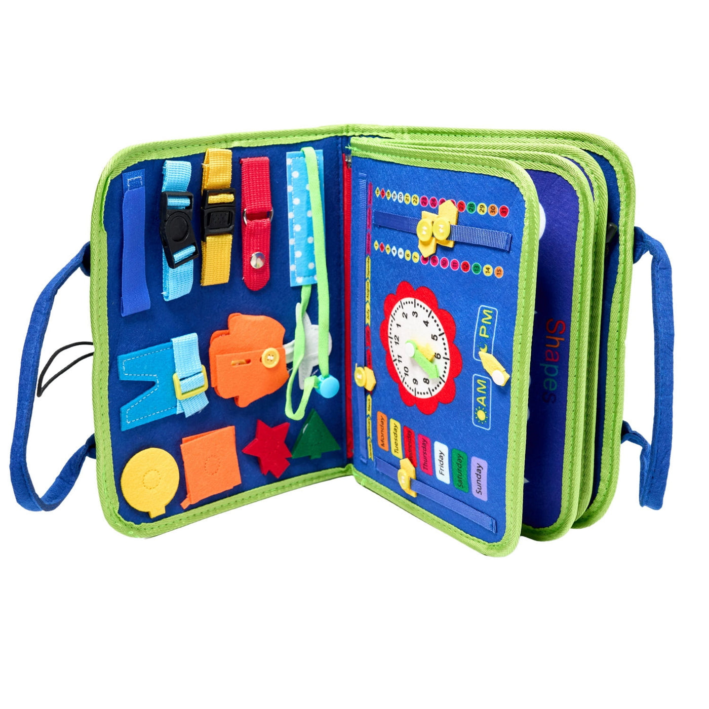 Educational Felt Busy Book Sensory Montessori