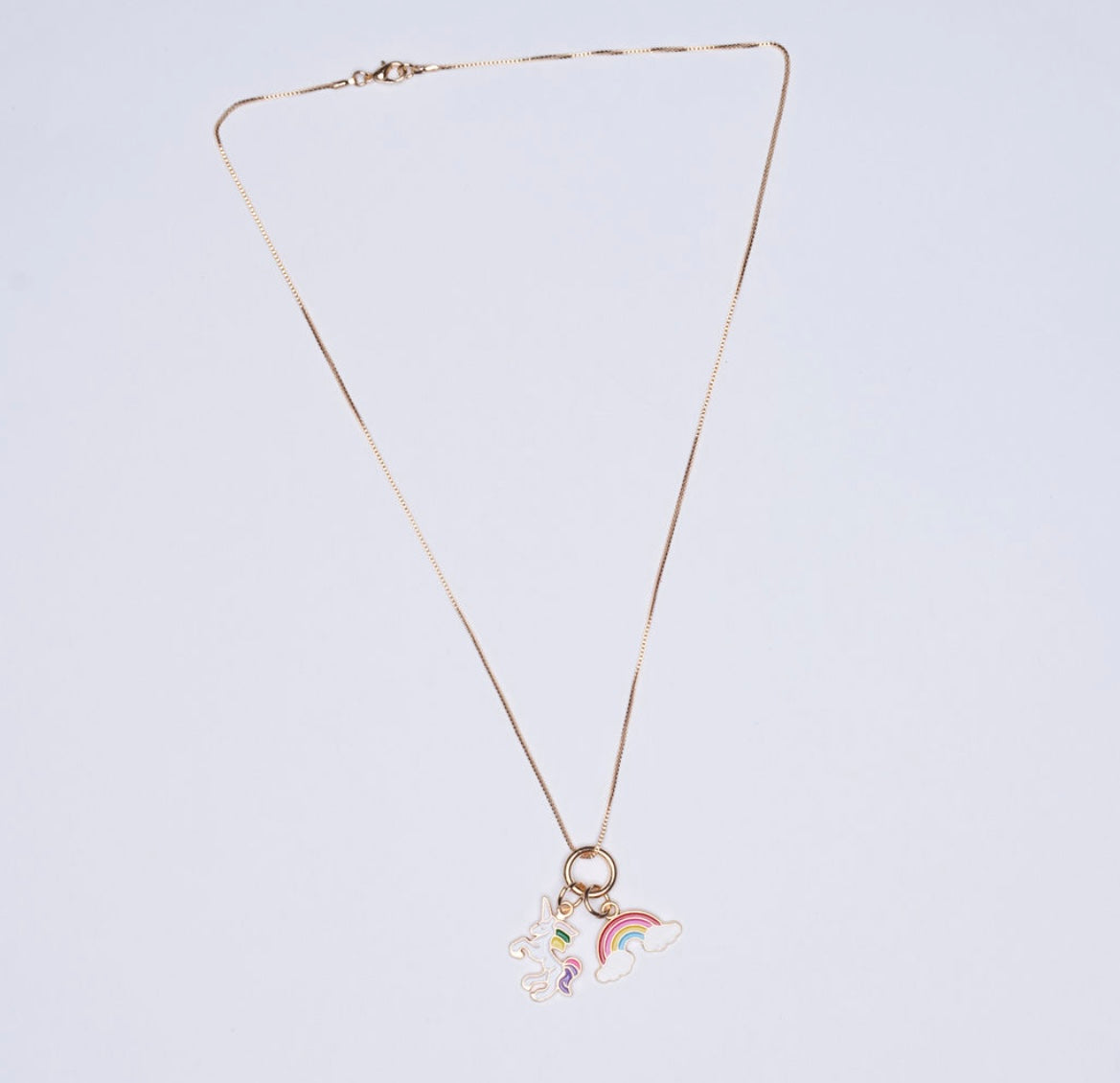 Unicorn & Rainbow Necklace