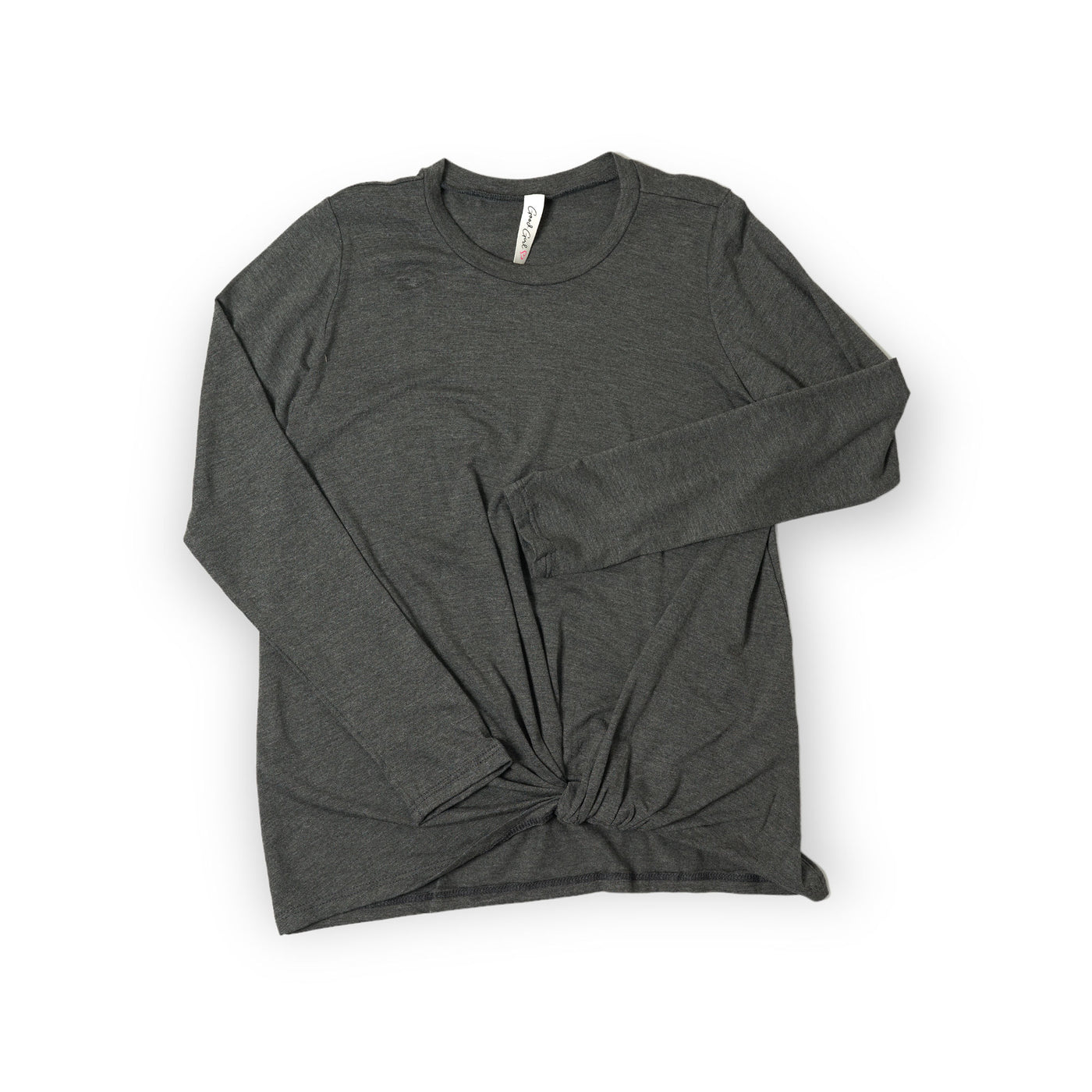 Twisted Top charcoal gray